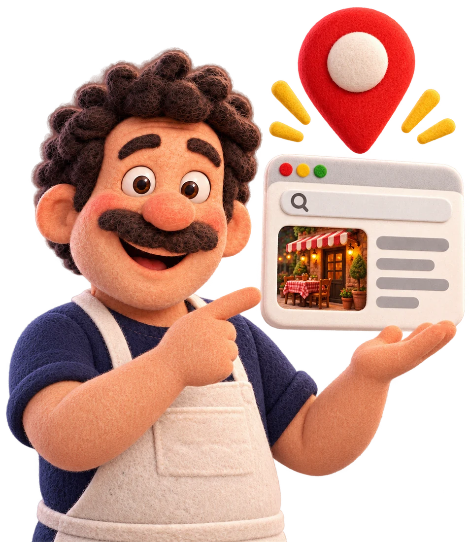 Le restaurant en tête d’une recherche Google